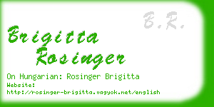 brigitta rosinger business card